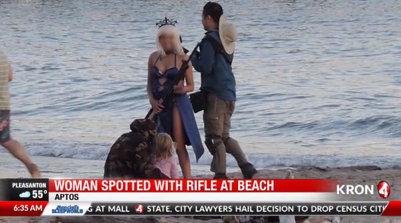 Illustration for article titled Cosplayer's Giant Rifle Prompts Sheriff's Warning